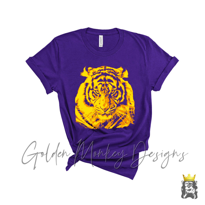 Golden Tiger T Shirt | Tiger-Universe